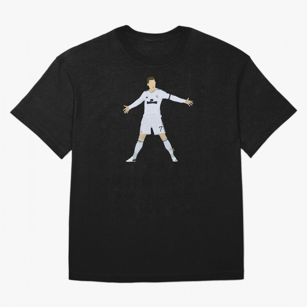 Cristiano Ronaldo celebrates at Real Madrid Oversized T-Shirt Get Ready for the FIFA World Cup 2026 Journey through Messi Highlights, England and Germany Pride, Soccer Culture, Superstar Moments, National Team Dreams and Competitive Fire; Ideal for