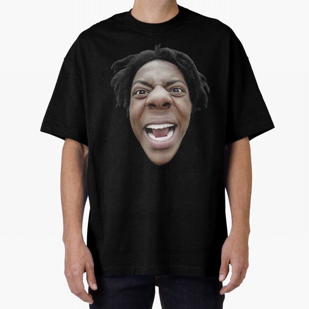 Ishowspeed Oversized T-Shirt Represent Football Lovers during Global Football Passion for FIFA World Cup 2026, Featuring Neymar, Haaland and Cristiano Ronaldo, England and Germany, Championship Spirit, Famous Goals, Roaring Crowds and International