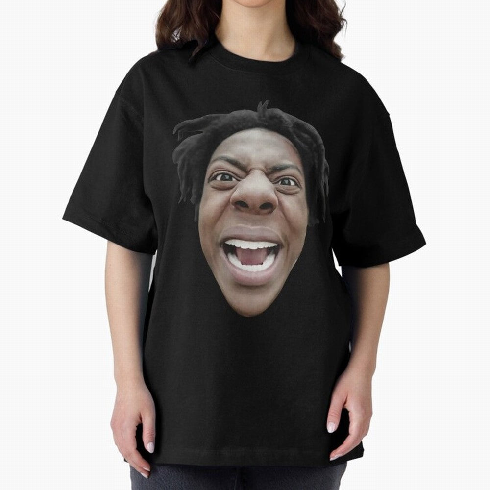 Ishowspeed Oversized T-Shirt Represent Football Lovers during Global Football Passion for FIFA World Cup 2026, Featuring Neymar, Haaland and Cristiano Ronaldo, England and Germany, Championship Spirit, Famous Goals, Roaring Crowds and International
