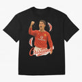 Young Cristiano Ronaldo Man United Art ¨C Rising Soccer Legend Tribute	 Oversized T-Shirt Live the Energy of FIFA World Cup 2026 Group Stage Built around Haaland and Mbappe, Spain Energy, Vintage Soccer Flavor, Modern Football Stars, National Flags