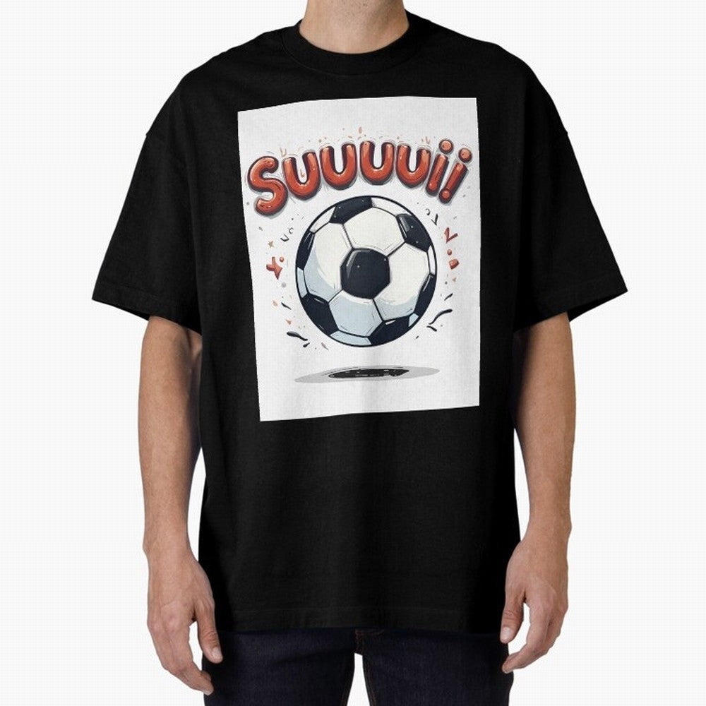 Suuuuii! CR7 Celebration Oversized T-Shirt Make the Season About Match Day Hype around FIFA World Cup 2026 USA Canada Mexico, Haaland, France, Sports Nostalgia, International Competition, Famous Players and Unforgettable Victories; Ideal for