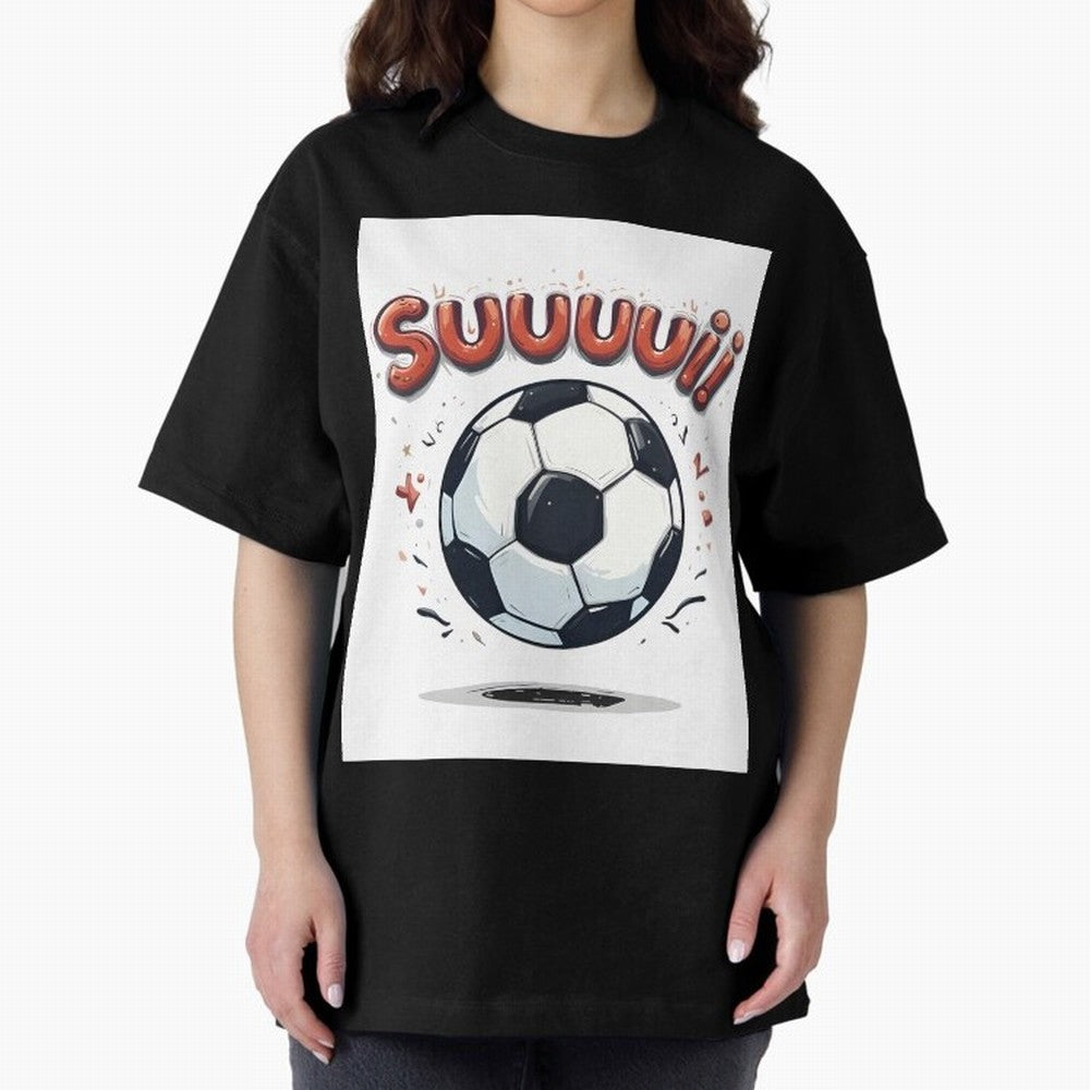 Suuuuii! CR7 Celebration Oversized T-Shirt Make the Season About Match Day Hype around FIFA World Cup 2026 USA Canada Mexico, Haaland, France, Sports Nostalgia, International Competition, Famous Players and Unforgettable Victories; Ideal for