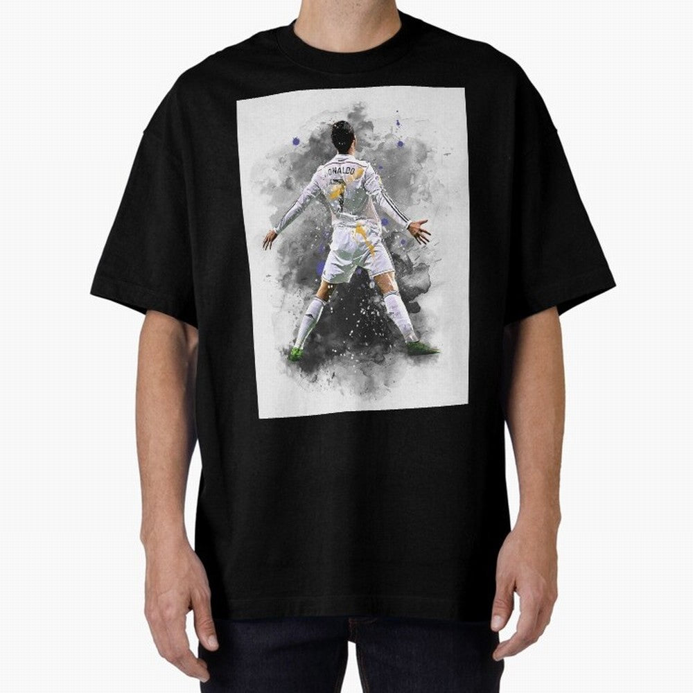 Cristiano Ronaldo 7 Oversized T-Shirt Make Game Day About the FIFA World Cup 2026 USA Canada Mexico Journey through Haaland and Mbappe Highlights, Argentina Pride, Vintage Soccer Flavor, Modern Football Stars, National Flags and Final Night