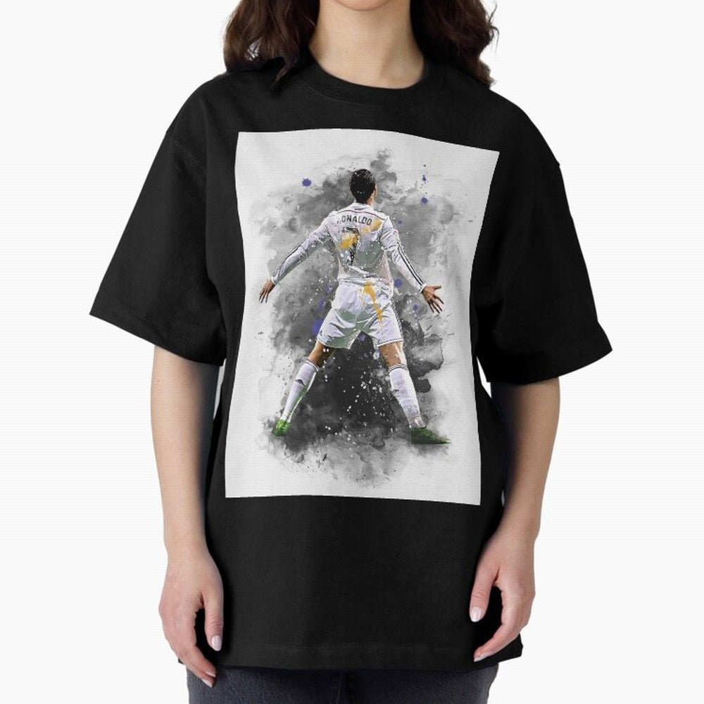 Cristiano Ronaldo 7 Oversized T-Shirt Make Game Day About the FIFA World Cup 2026 USA Canada Mexico Journey through Haaland and Mbappe Highlights, Argentina Pride, Vintage Soccer Flavor, Modern Football Stars, National Flags and Final Night