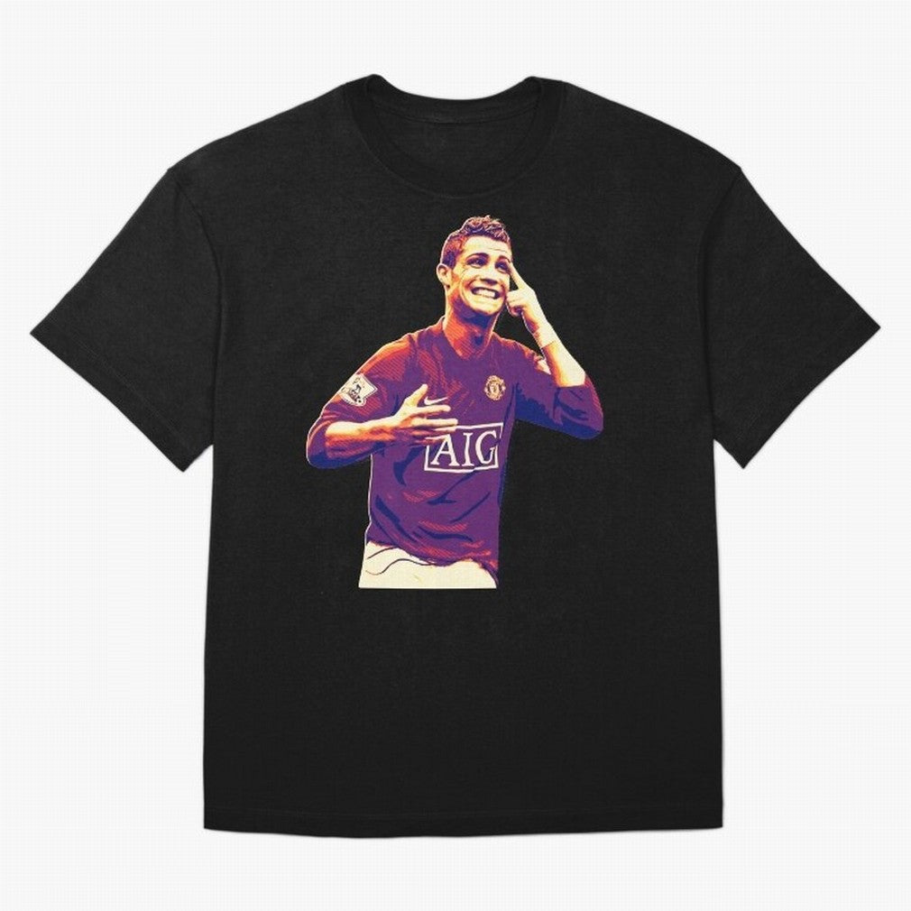 ronaldo Manchester United jarsey Oversized T-Shirt Make Game Day About FIFA World Cup 2026 Group Stage for Fans of Neymar, Haaland and Cristiano Ronaldo and Argentina, France and Brazil, Bringing Stadium Memories, Football Loyalty, International