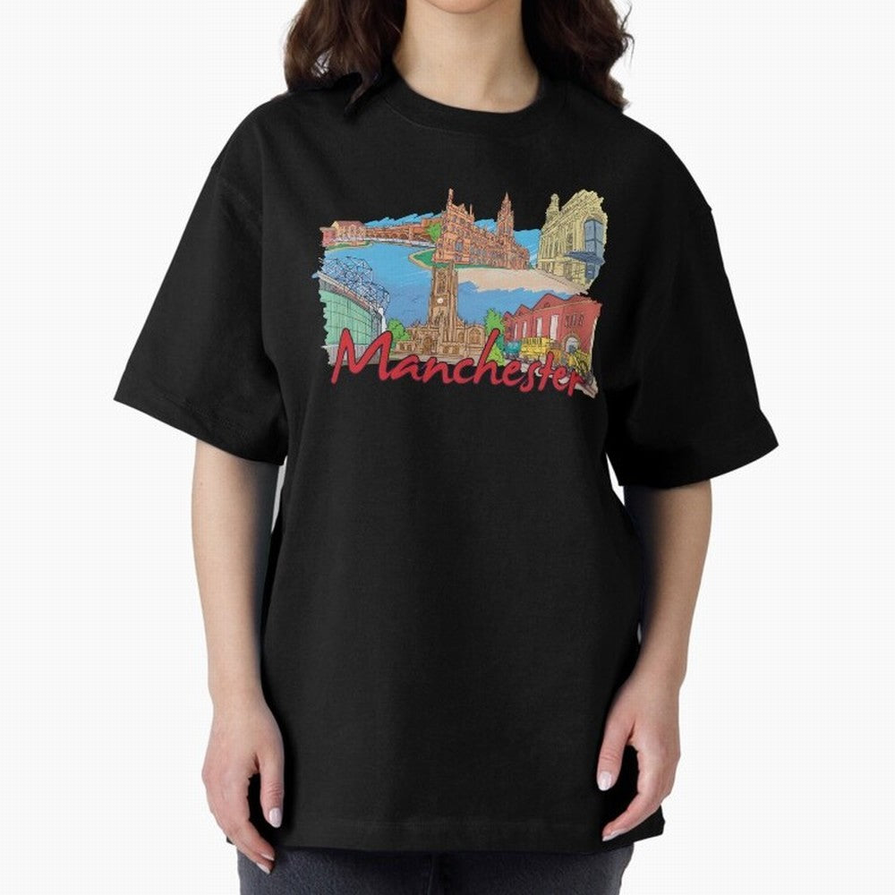 Manchester Oversized T-Shirt Follow Every Goal of the FIFA World Cup 2026 Group Stage Journey through Neymar Highlights, Argentina, France and Brazil Pride, Match Day Excitement, Supporter Culture, Golden Goals and Global Football Passion; Ideal