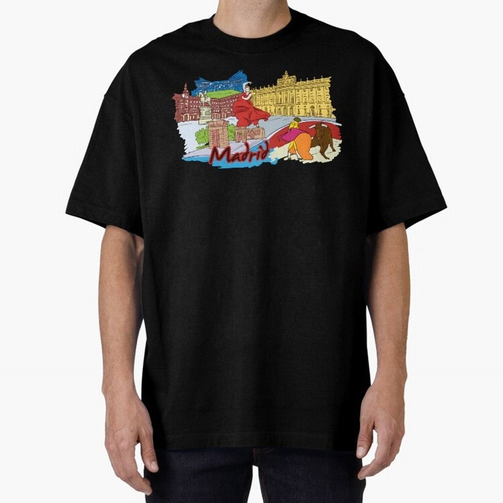 Madrid Oversized T-Shirt Represent Fans Who Live for Global Football Passion for FIFA World Cup 2026 Group Stage, Filled with Cristiano Ronaldo, Haaland and CR7, Germany, Match Day Excitement, Supporter Culture, Golden Goals and Global Football