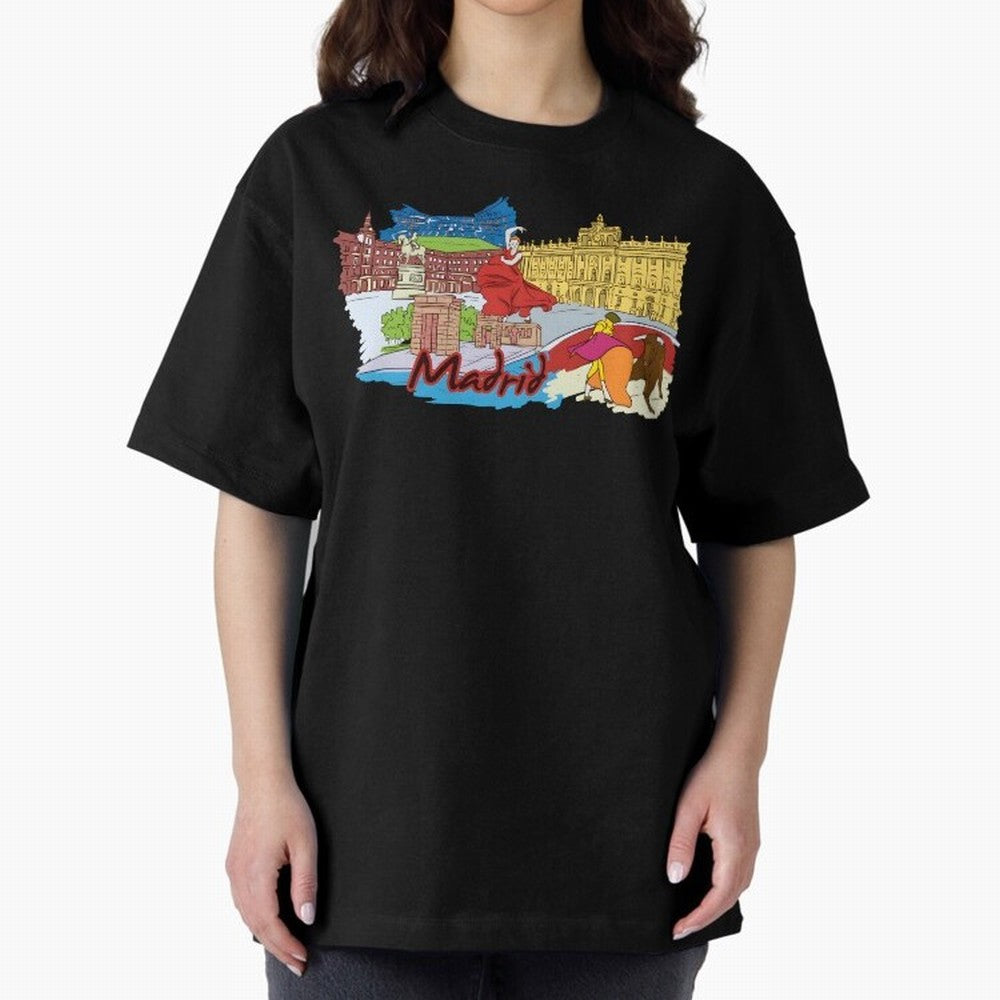 Madrid Oversized T-Shirt Represent Fans Who Live for Global Football Passion for FIFA World Cup 2026 Group Stage, Filled with Cristiano Ronaldo, Haaland and CR7, Germany, Match Day Excitement, Supporter Culture, Golden Goals and Global Football
