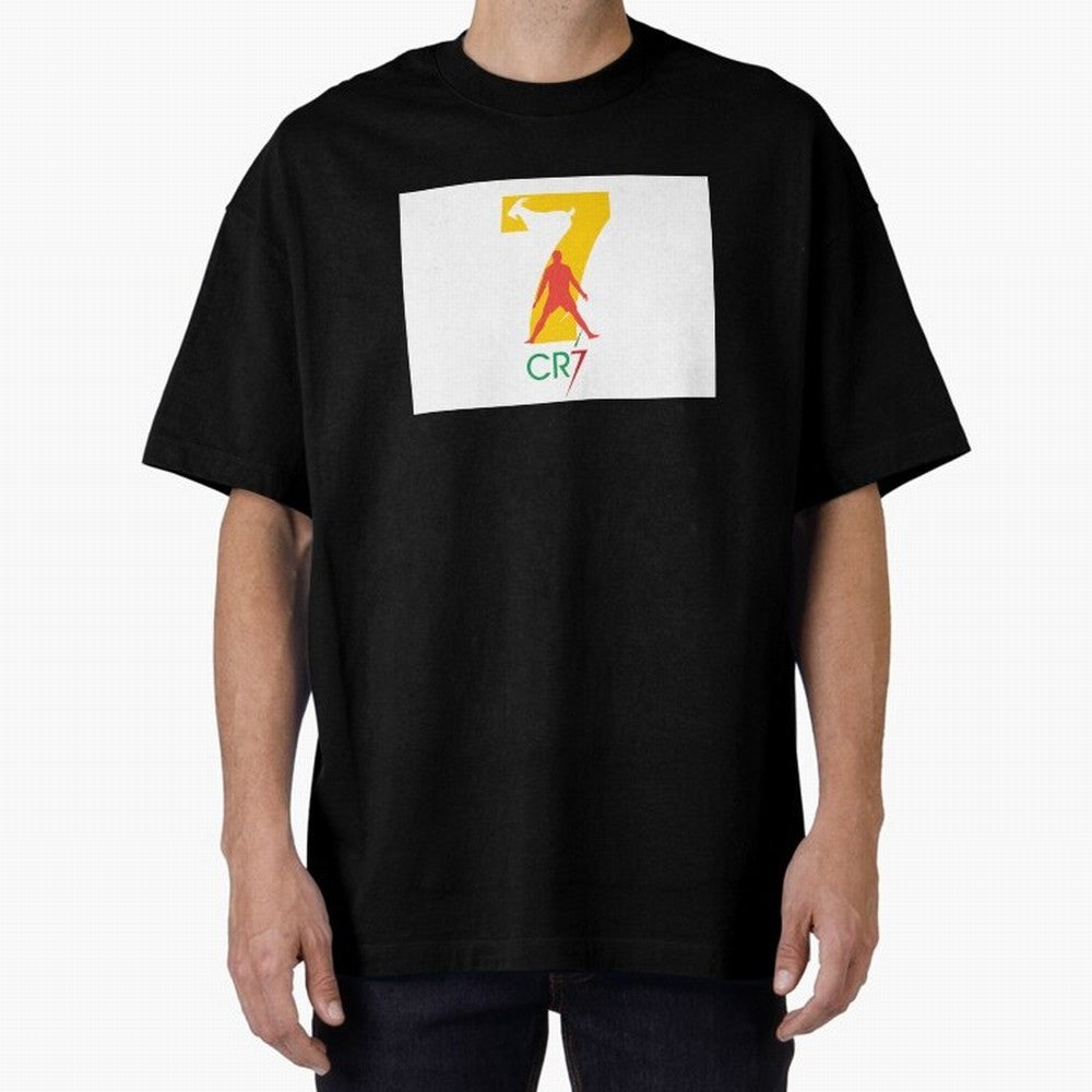 Ronaldo GOAT Oversized T-Shirt Celebrate Classic Football Spirit in Global Football Passion for FIFA World Cup 2026 Group Stage, Capturing Messi, CR7 and Mbappe, England, Football History, Final Match Energy, Crowd Noise and Once in a Lifetime