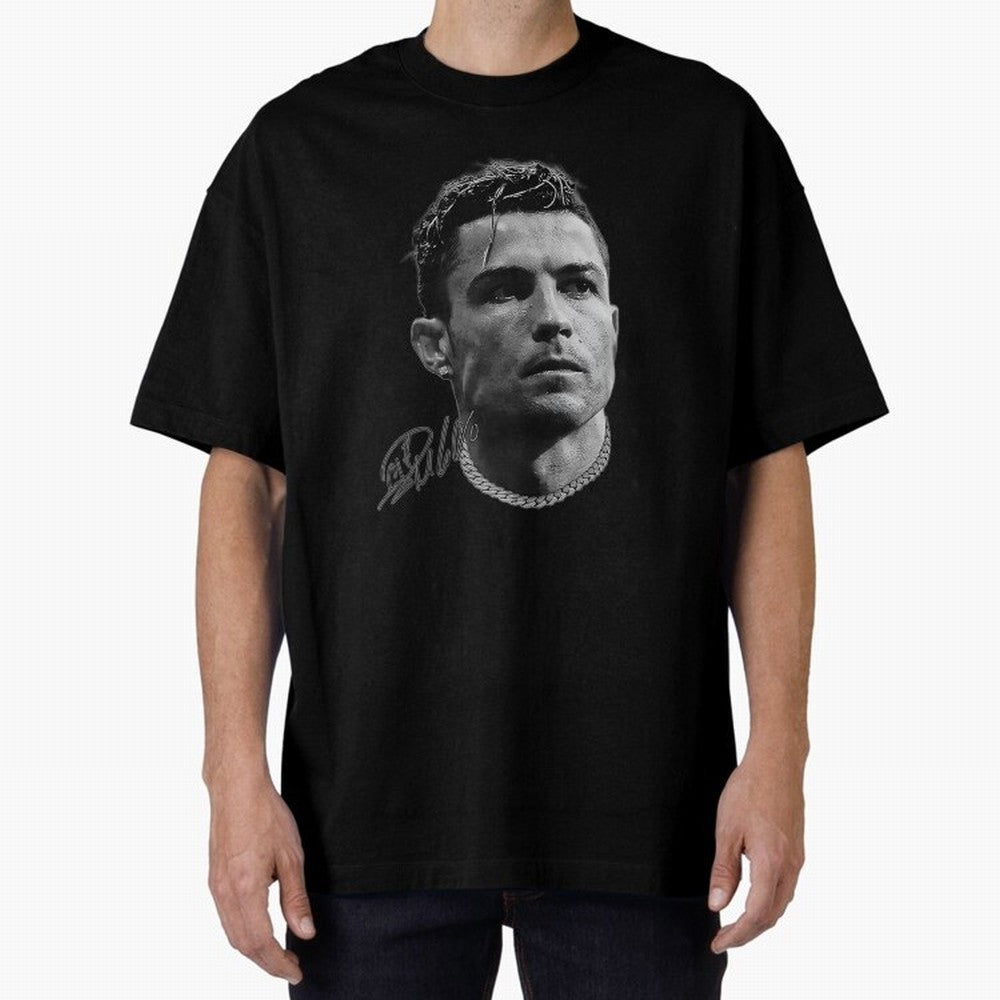 Cristiano Ronaldo Vintage Tshirt Oversized T-Shirt Bring Global Tournament Vibes to Match Day Hype around FIFA World Cup 2026, CR7 and Messi, Germany, Tournament Hype, Historic Matchups, Family Viewing Parties and Global Sports Pride; Perfect for