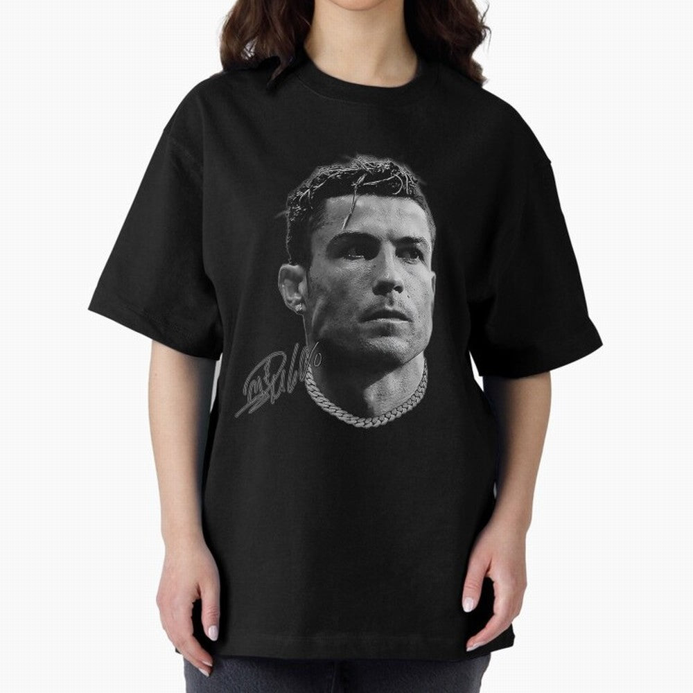 Cristiano Ronaldo Vintage Tshirt Oversized T-Shirt Bring Global Tournament Vibes to Match Day Hype around FIFA World Cup 2026, CR7 and Messi, Germany, Tournament Hype, Historic Matchups, Family Viewing Parties and Global Sports Pride; Perfect for