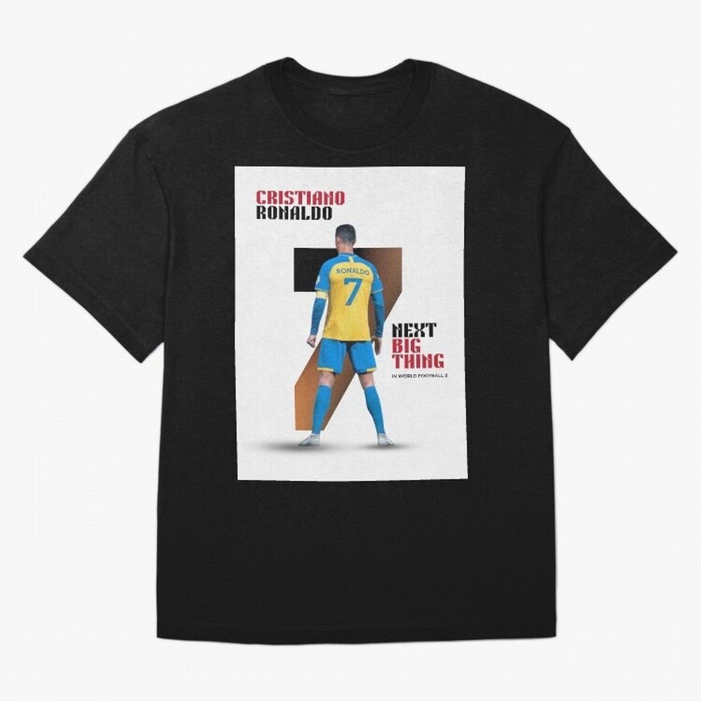 Cristiano Ronaldo Oversized T-Shirt Share the Excitement of FIFA World Cup 2026 for Fans of Messi and England and Germany, Bringing Football Festival Excitement, Trophy Ambitions, Country Rivalries and Star Player Buzz; Ideal for Fans Who Follow