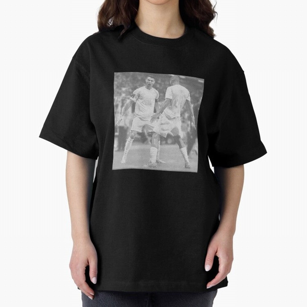Cristiano Ronaldo Cr7 Oversized T-Shirt Show Championship Spirit for FIFA World Cup 2026 Inspired by Mbappe, Portugal Energy, Fan Favorite Moments, National Team Passion, Big Match Drama and Soccer History; Created for Match Day Parties, Soccer
