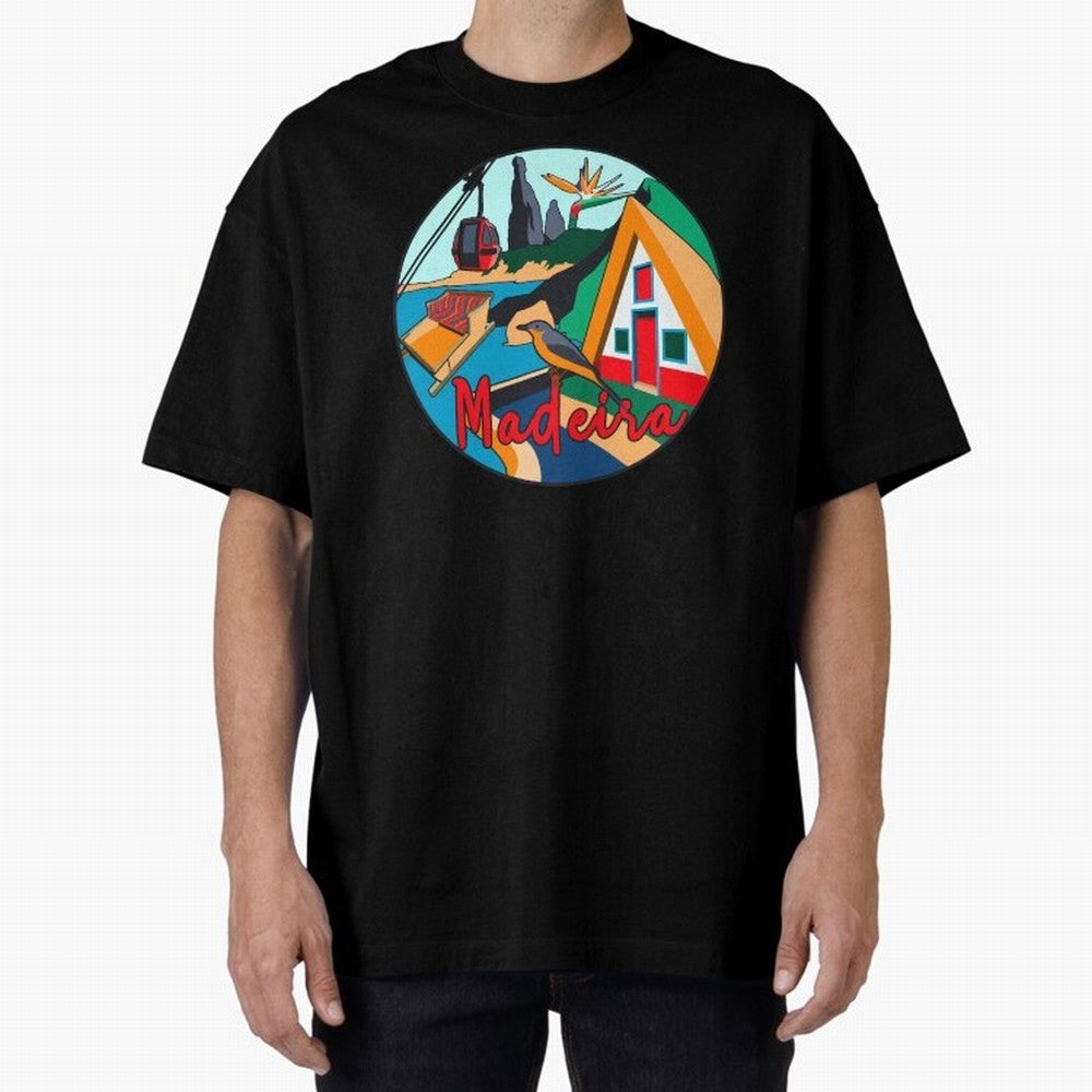 Madeira Oversized T-Shirt Fuel Your Fan Pride for FIFA World Cup 2026 USA Canada Mexico Spirit, Driven by England and Germany, Messi, CR7 and Mbappe, Football History, Final Match Energy, Crowd Noise and Once in a Lifetime Moments; Built for