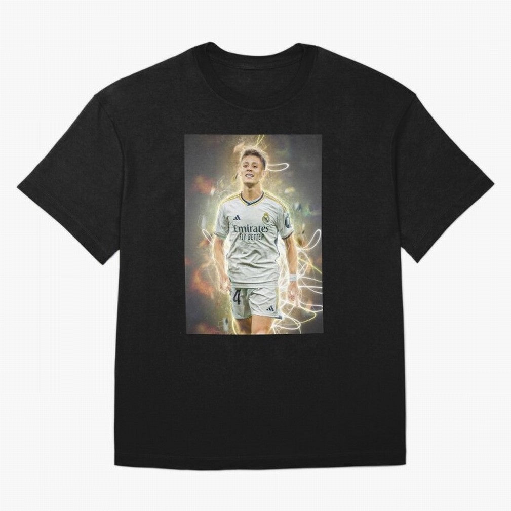 Arda Guler Oversized T-Shirt Stand with FIFA World Cup 2026 USA Canada Mexico for Fans of CR7 and Argentina, France and Brazil, Bringing Match Day Excitement, Supporter Culture, Golden Goals and Global Football Passion; Built for Supporters Chasing