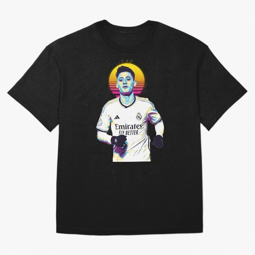 Arda Guler retro 80s Oversized T-Shirt Celebrate the Next Chapter of FIFA World Cup 2026 for Fans of CR7 and Messi and Argentina, France and Brazil, Bringing Champion Mindset, Group Stage Buzz, Knockout Tension and Passionate Fan Culture; Ideal for