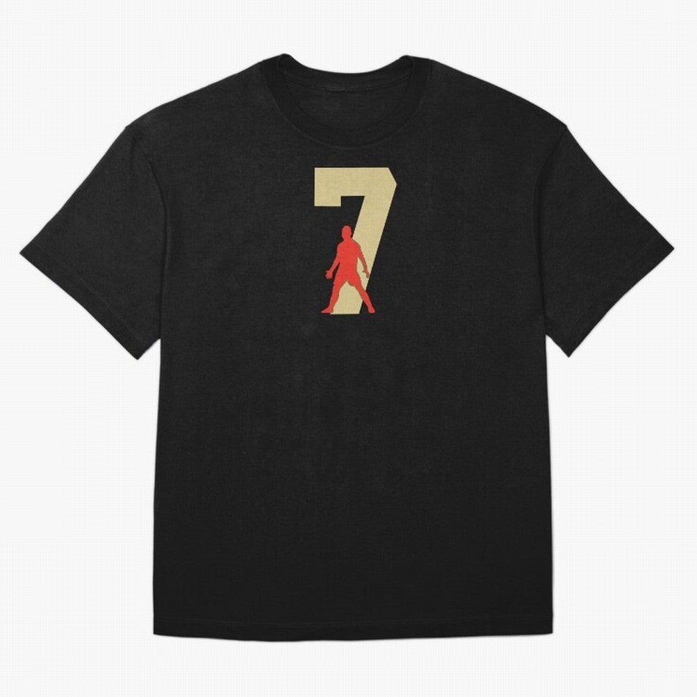 Ronaldo 7 Soccer Icon Oversized T-Shirt Show Passion for the Stars of FIFA World Cup 2026 Group Stage Spirit, Capturing France and Portugal, Messi and Cristiano Ronaldo, Soccer Culture, Superstar Moments, National Team Dreams and Competitive Fire;