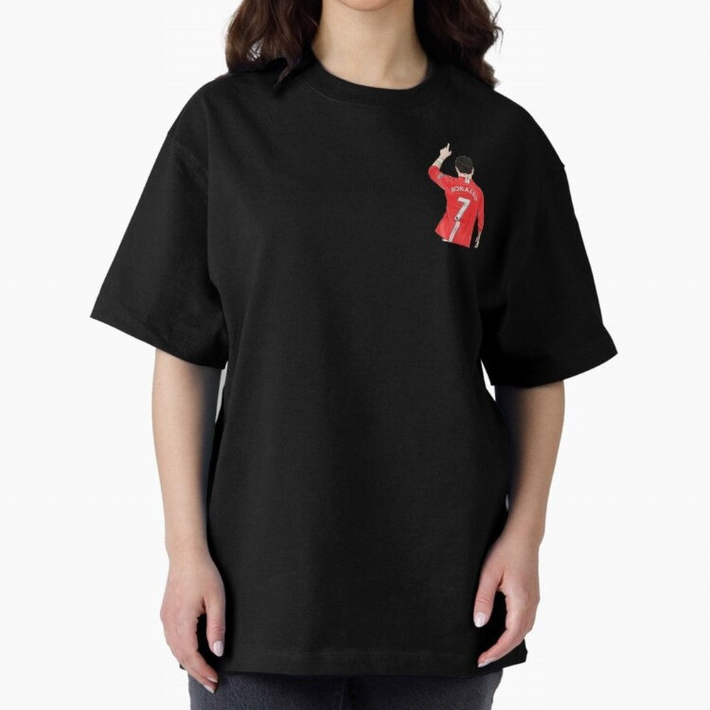 Cristiano Ronaldo CR7 Oversized T-Shirt Support the Legends of Global Football Passion for FIFA World Cup 2026 USA Canada Mexico, Highlighting Haaland, England, Supporter Pride, Iconic Celebrations, Legendary Names and Global Match Day Energy;