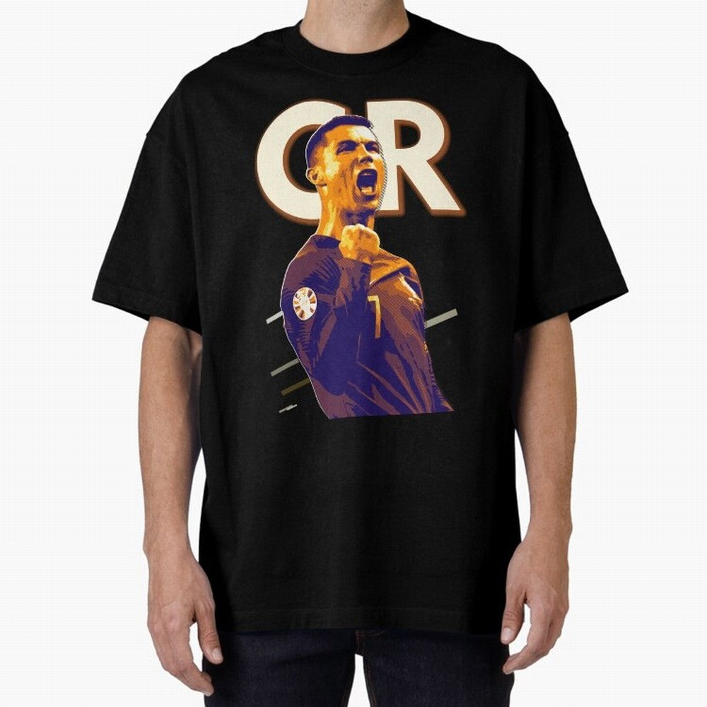Cristiano Ronaldo Oversized T-Shirt Make Your Look Match Match Day Hype around FIFA World Cup 2026 USA Canada Mexico, Neymar, England and Germany, Stadium Memories, Football Loyalty, International Chants and Championship Tradition; Great for