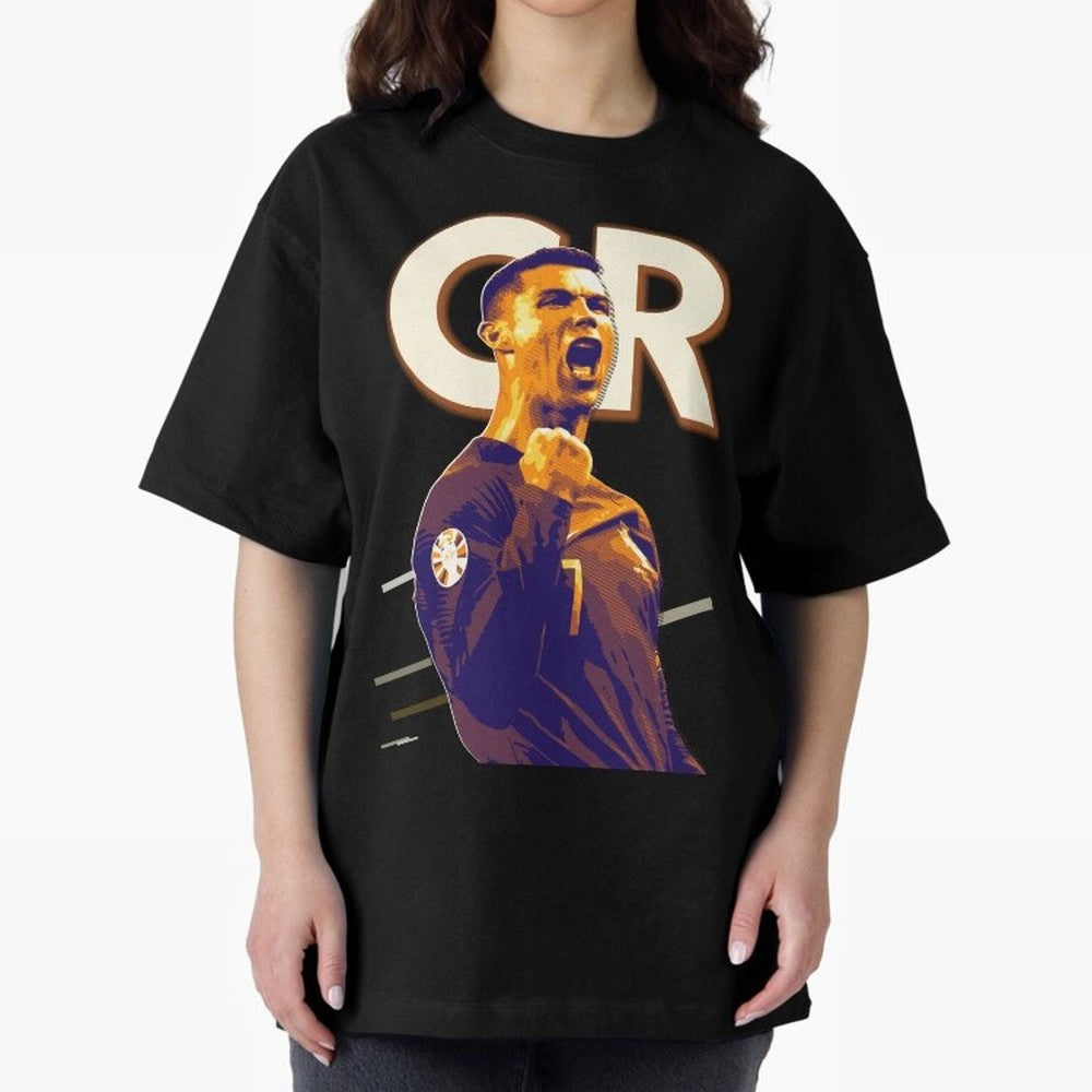 Cristiano Ronaldo Oversized T-Shirt Make Your Look Match Match Day Hype around FIFA World Cup 2026 USA Canada Mexico, Neymar, England and Germany, Stadium Memories, Football Loyalty, International Chants and Championship Tradition; Great for