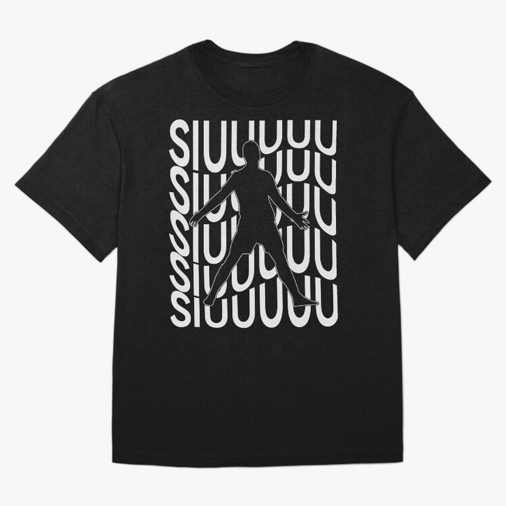 Siuuuuu Cute Soccer Present For Soccer Lovers Fan Kid's Boys Oversized T-Shirt Support Your Favorite Stars during the FIFA World Cup 2026 Journey through Messi, CR7 and Mbappe Highlights, Brazil, Portugal and Argentina Pride, Football Passion,