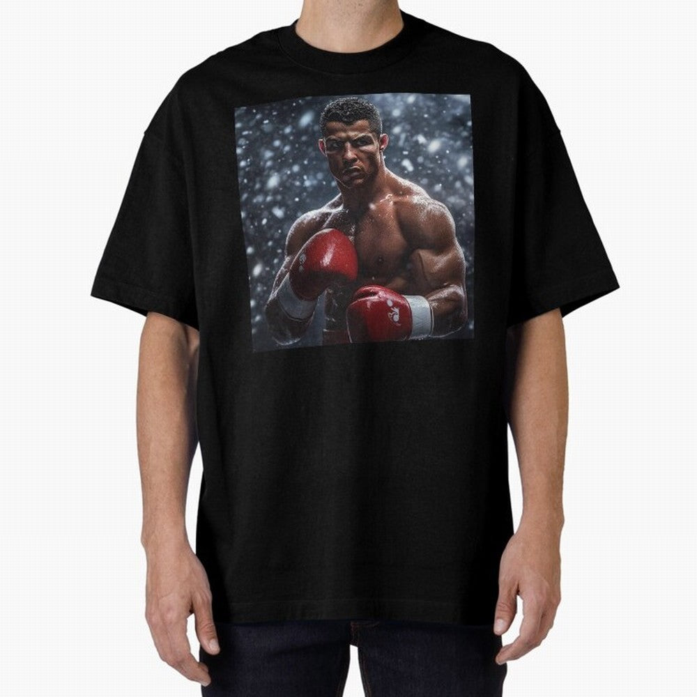 Cristiano Ronaldo: The Unexpected Boxer Oversized T-Shirt Honor Match Day Hype around FIFA World Cup 2026 USA Canada Mexico, Messi, Argentina, Football Passion, Legendary Performances, Festival Vibes and Supporter Community; Great for Supporters