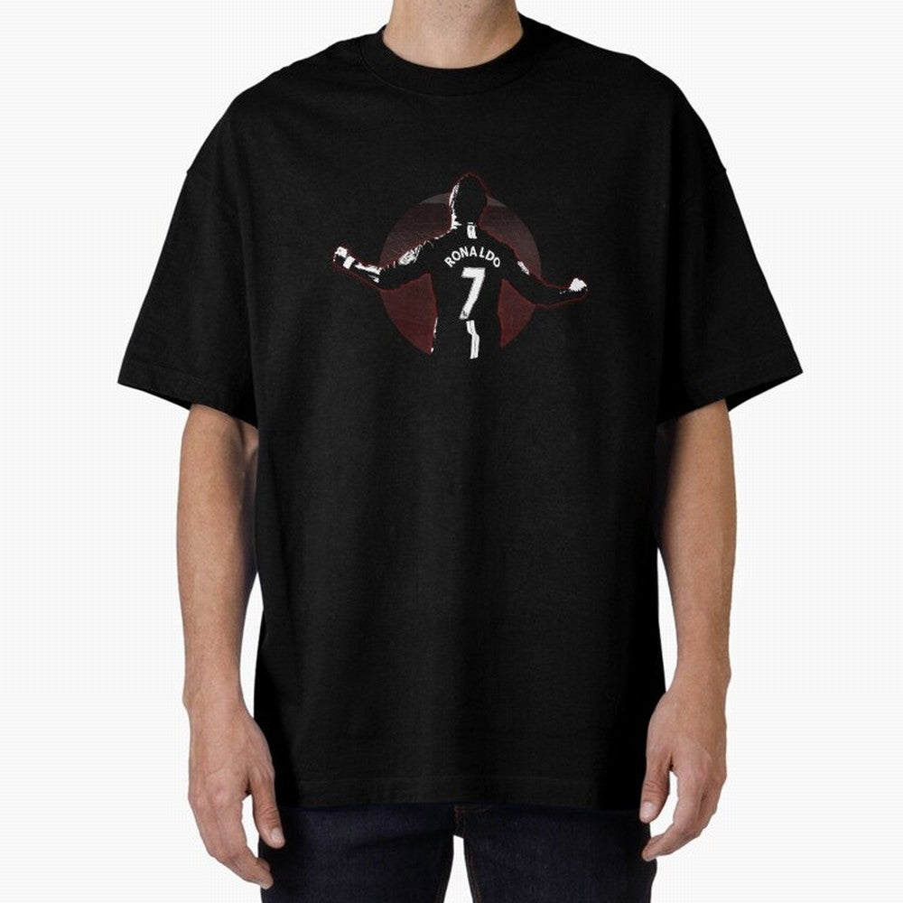 THE GOAT, Cristiano Ronalndo Oversized T-Shirt Celebrate National Team Dreams in FIFA World Cup 2026 Spirit, with Netherlands, Neymar, Haaland and Cristiano Ronaldo, Classic Soccer Heritage, Championship Pressure, Fan Loyalty and International