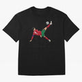 Ronaldo 910 Goal Bicycle Kick Oversized T-Shirt Honor Football Greatness during Global Football Passion for FIFA World Cup 2026, Highlighting Cristiano Ronaldo, Haaland and CR7, England, Champion Mindset, Group Stage Buzz, Knockout Tension and
