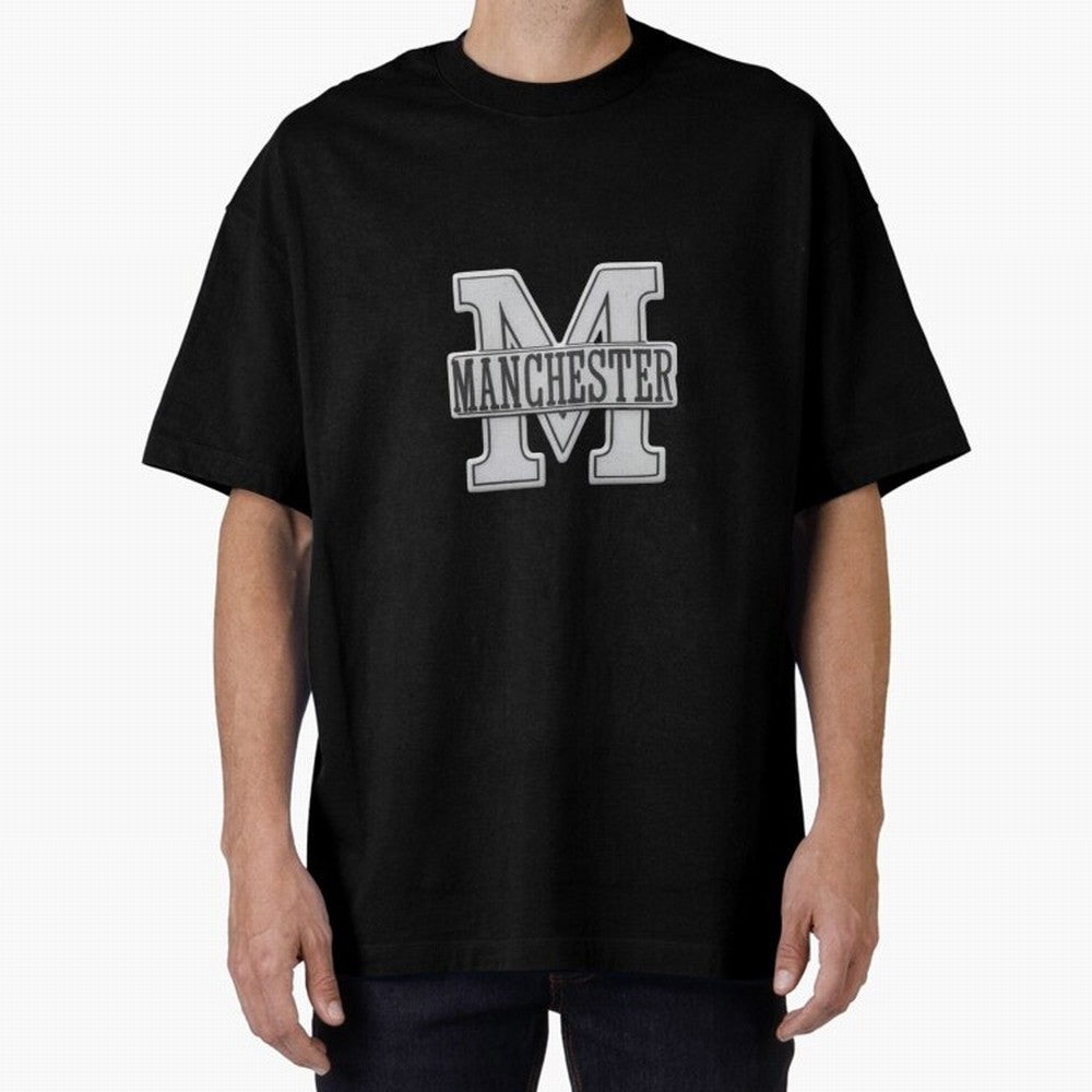 Manchester Oversized T-Shirt Share Match Day Hype around FIFA World Cup 2026 Group Stage, Haaland and Mbappe, Germany, Football Festival Excitement, Trophy Ambitions, Country Rivalries and Star Player Buzz; Perfect for Fans, Collectors, Family