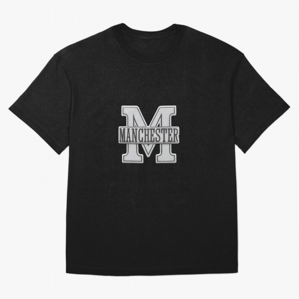 Manchester Oversized T-Shirt Share Match Day Hype around FIFA World Cup 2026 Group Stage, Haaland and Mbappe, Germany, Football Festival Excitement, Trophy Ambitions, Country Rivalries and Star Player Buzz; Perfect for Fans, Collectors, Family