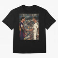 Lionel Messi and Cristiano Ronaldo Oversized T-Shirt Relive Legendary Nights from FIFA World Cup 2026 for Fans of Mbappe and England and Germany, Bringing Soccer Culture, Superstar Moments, National Team Dreams and Competitive Fire; Created for