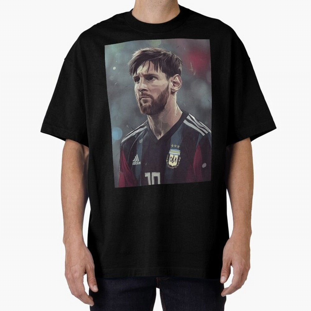 Lionel Messi Oversized T-Shirt Get Ready for the FIFA World Cup 2026 Group Stage Journey through Cristiano Ronaldo Highlights, France Pride, Worldwide Fan Energy, Dramatic Goals, Stadium Lights and Championship Celebrations; Built for Supporters