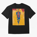 Lionel Messi Oversized T-Shirt Join Supporters Worldwide for the FIFA World Cup 2026 Group Stage Journey through Messi and Cristiano Ronaldo Highlights, Argentina and Brazil Pride, Supporter Pride, Iconic Celebrations, Legendary Names and Global