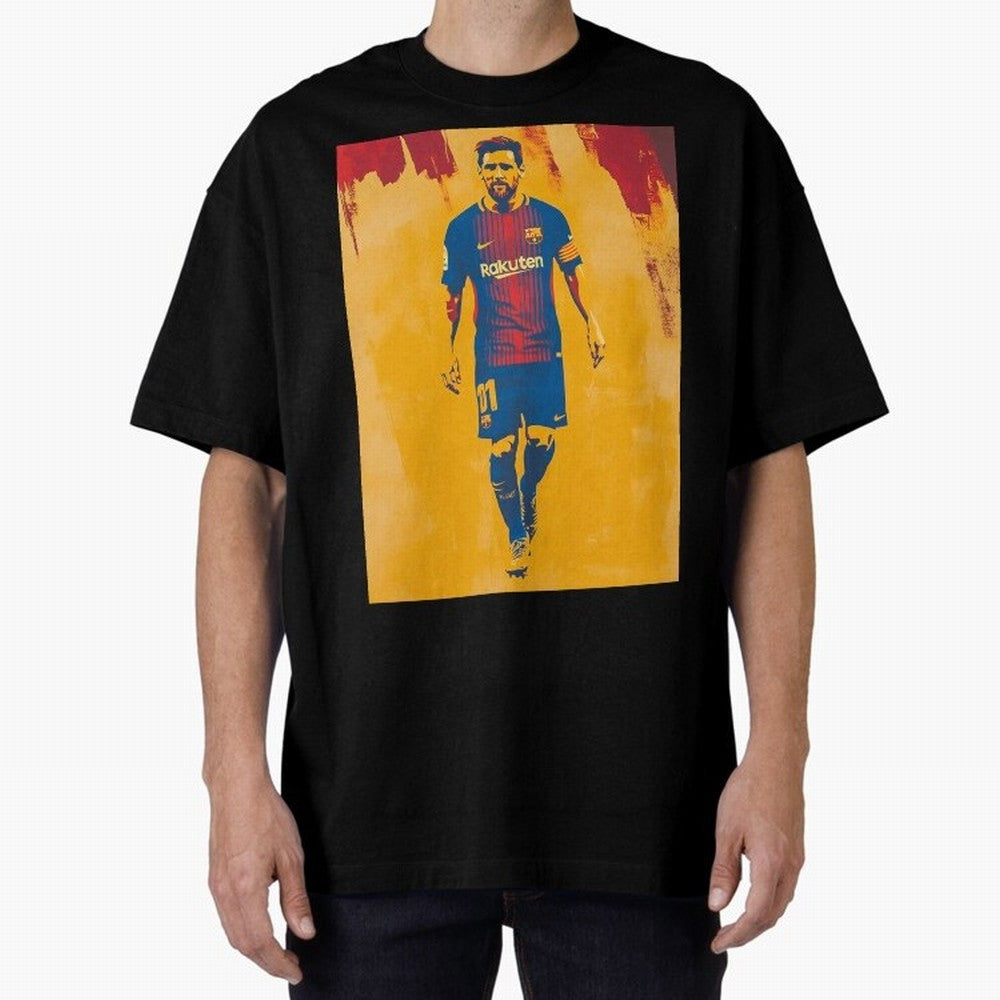 Lionel Messi Oversized T-Shirt Join Supporters Worldwide for the FIFA World Cup 2026 Group Stage Journey through Messi and Cristiano Ronaldo Highlights, Argentina and Brazil Pride, Supporter Pride, Iconic Celebrations, Legendary Names and Global