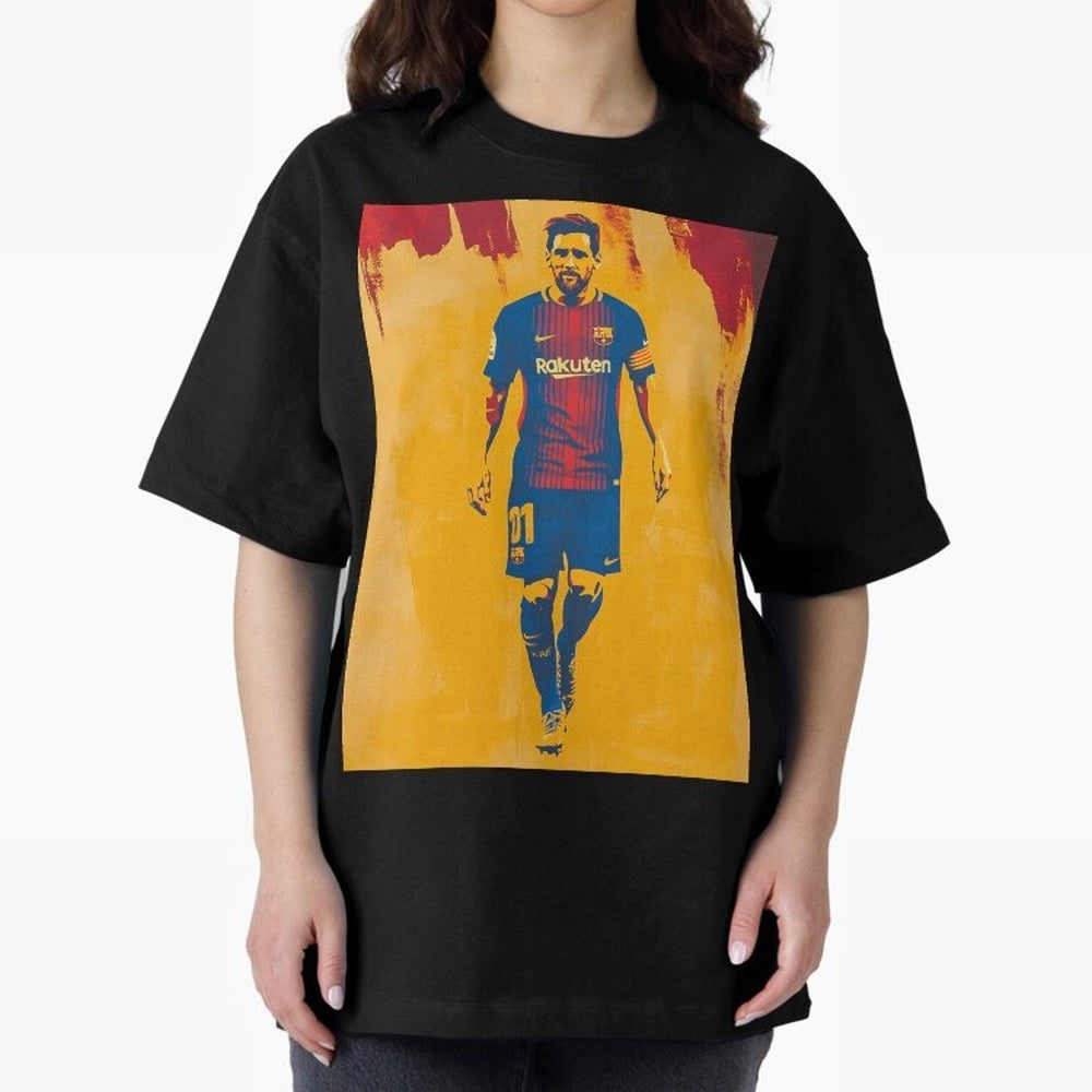 Lionel Messi Oversized T-Shirt Join Supporters Worldwide for the FIFA World Cup 2026 Group Stage Journey through Messi and Cristiano Ronaldo Highlights, Argentina and Brazil Pride, Supporter Pride, Iconic Celebrations, Legendary Names and Global