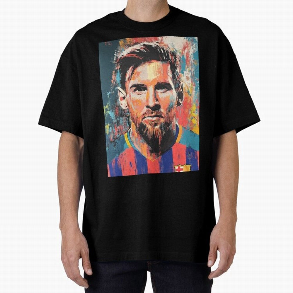 Lionel Messi Oversized T-Shirt Follow the Final Road of FIFA World Cup 2026 Inspired by Haaland, France Energy, Football History, Final Match Energy, Crowd Noise and Once in a Lifetime Moments; Perfect for Fans, Collectors, Family Gatherings, Watch