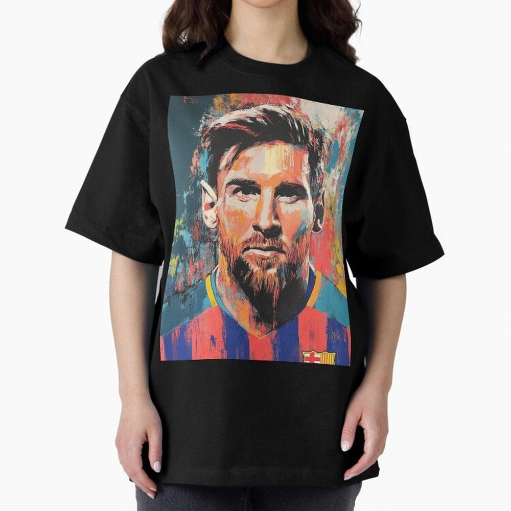 Lionel Messi Oversized T-Shirt Follow the Final Road of FIFA World Cup 2026 Inspired by Haaland, France Energy, Football History, Final Match Energy, Crowd Noise and Once in a Lifetime Moments; Perfect for Fans, Collectors, Family Gatherings, Watch