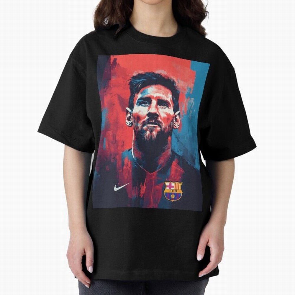 Lionel Messi Oversized T-Shirt Celebrate the Road through FIFA World Cup 2026 for Fans of Messi, CR7 and Mbappe and Argentina, Bringing Supporter Pride, Iconic Celebrations, Legendary Names and Global Match Day Energy; Ideal for Fans Who Follow