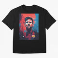 Lionel Messi Oversized T-Shirt Celebrate the Road through FIFA World Cup 2026 for Fans of Messi, CR7 and Mbappe and Argentina, Bringing Supporter Pride, Iconic Celebrations, Legendary Names and Global Match Day Energy; Ideal for Fans Who Follow