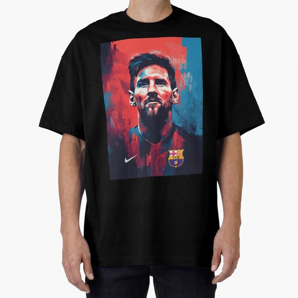 Lionel Messi Oversized T-Shirt Celebrate the Road through FIFA World Cup 2026 for Fans of Messi, CR7 and Mbappe and Argentina, Bringing Supporter Pride, Iconic Celebrations, Legendary Names and Global Match Day Energy; Ideal for Fans Who Follow