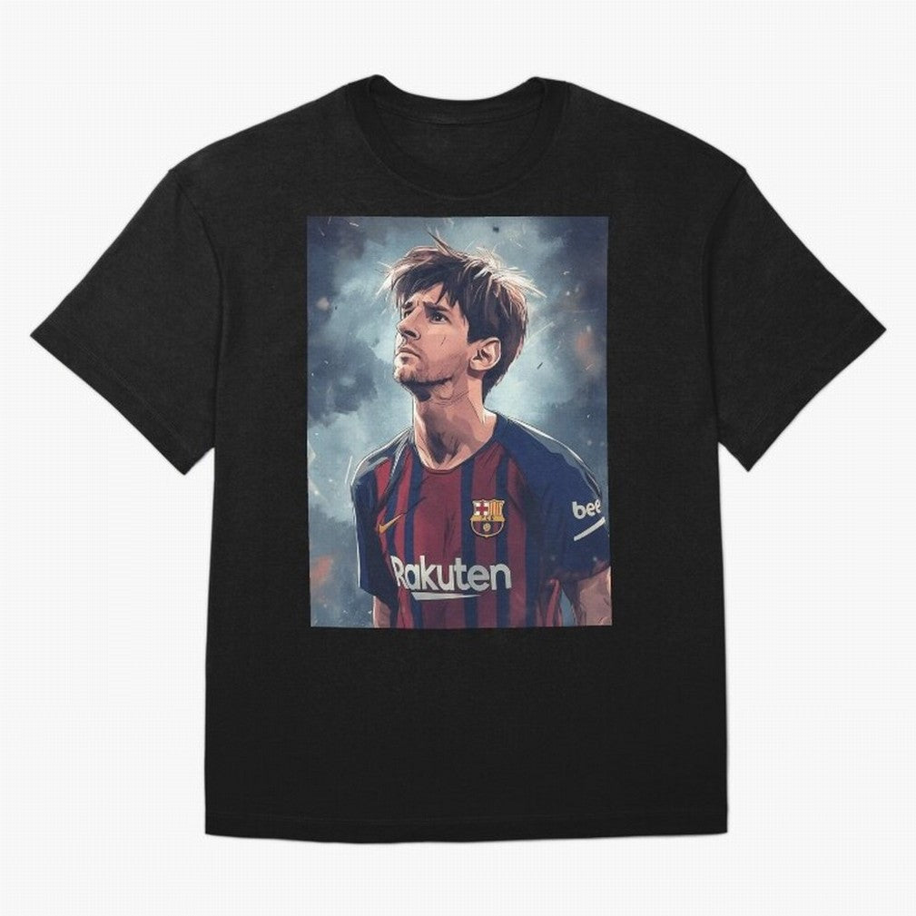 Lionel Messi Oversized T-Shirt Celebrate Classic Football Spirit in FIFA World Cup 2026 Group Stage for Fans of Messi, CR7 and Mbappe and Spain, Bringing Fan Favorite Moments, National Team Passion, Big Match Drama and Soccer History; Ideal for