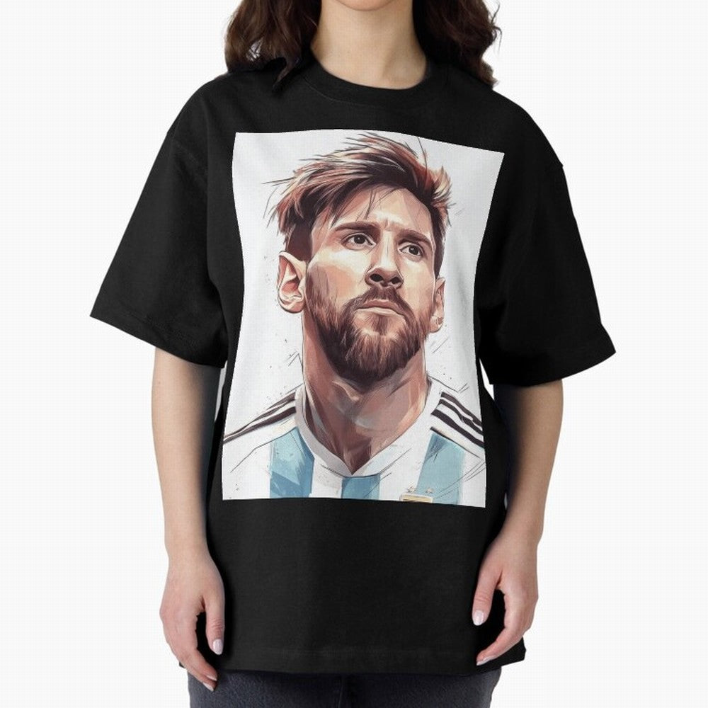 Lionel Messi Oversized T-Shirt Keep the Legacy of FIFA World Cup 2026 for Fans of Messi, Neymar and Mbappe and England and Germany, Bringing Fan Favorite Moments, National Team Passion, Big Match Drama and Soccer History; Great for Watch Parties,