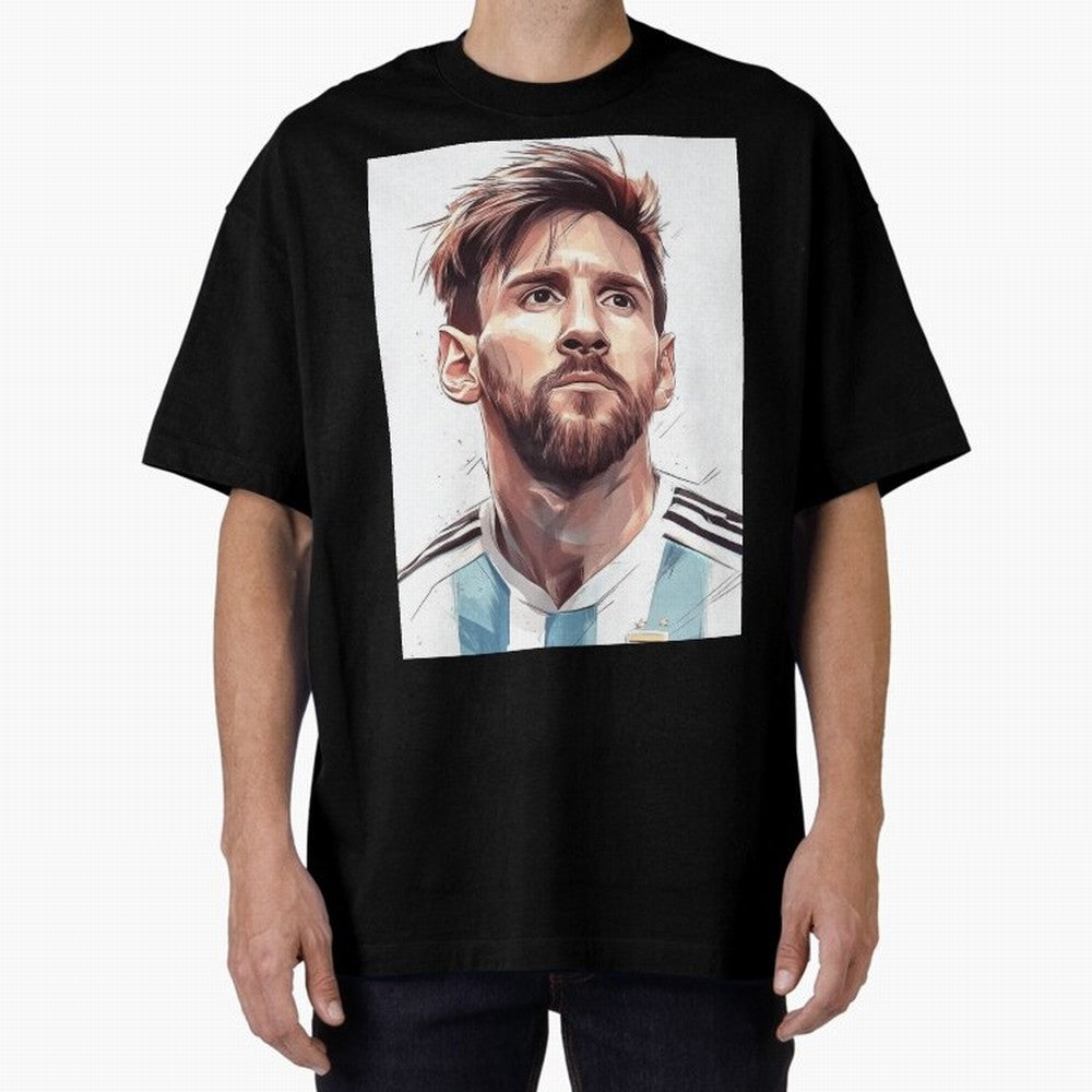 Lionel Messi Oversized T-Shirt Keep the Legacy of FIFA World Cup 2026 for Fans of Messi, Neymar and Mbappe and England and Germany, Bringing Fan Favorite Moments, National Team Passion, Big Match Drama and Soccer History; Great for Watch Parties,