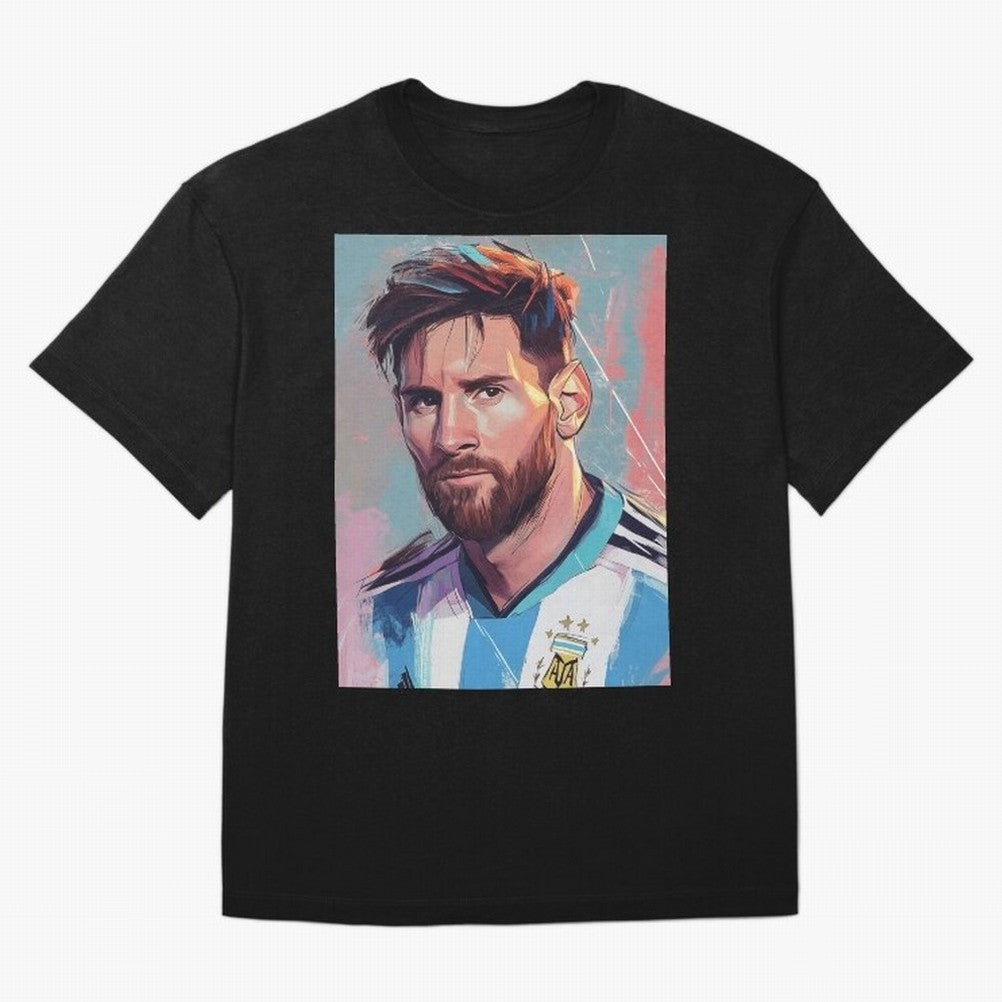 Lionel Messi Oversized T-Shirt Fuel Your Fan Pride for Global Football Passion for FIFA World Cup 2026, Featuring Messi and Cristiano Ronaldo, France, Football History, Final Match Energy, Crowd Noise and Once in a Lifetime Moments; Built for