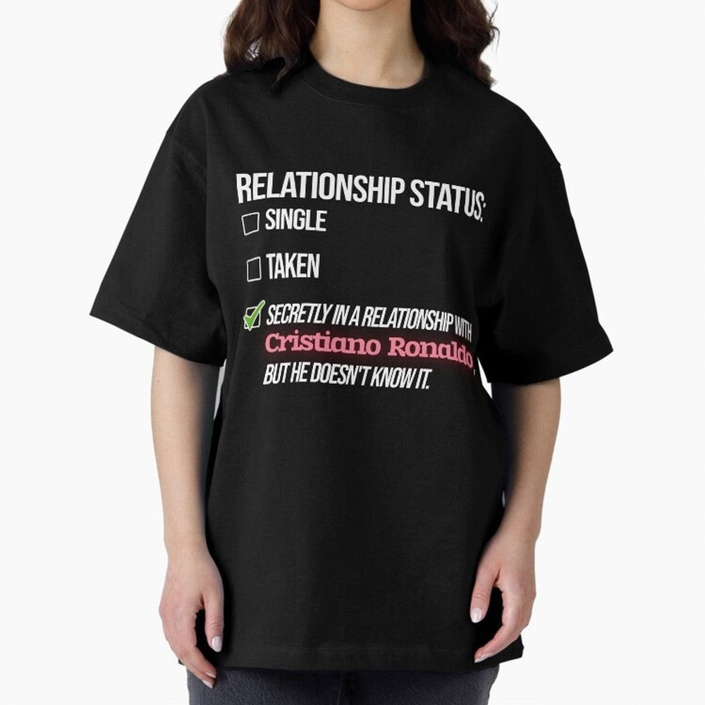 Relationship with Cristiano Ronaldo Oversized T-Shirt Join the Global Buzz around Global Football Passion for FIFA World Cup 2026 USA Canada Mexico, Centered on Cristiano Ronaldo, Haaland and CR7, France, Champion Mindset, Group Stage Buzz,