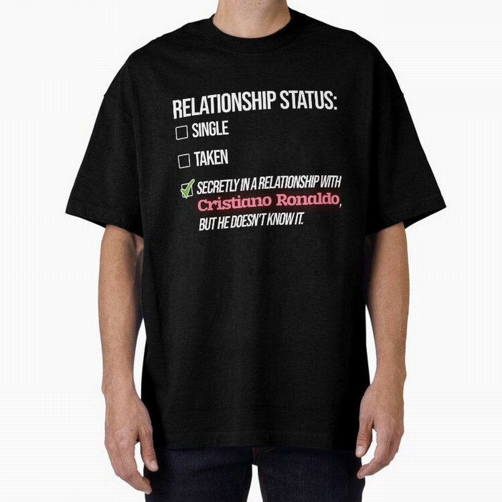 Relationship with Cristiano Ronaldo Oversized T-Shirt Join the Global Buzz around Global Football Passion for FIFA World Cup 2026 USA Canada Mexico, Centered on Cristiano Ronaldo, Haaland and CR7, France, Champion Mindset, Group Stage Buzz,
