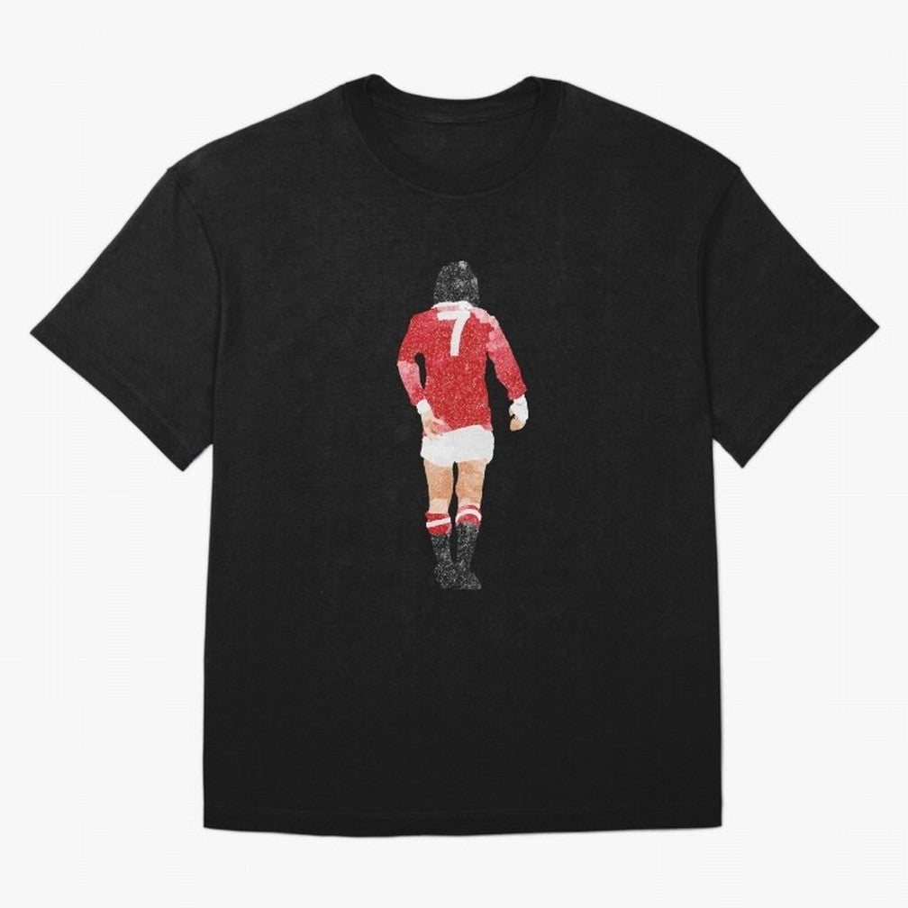 George Best watercolour Manchester United Football Northern Ireland Legend number 7 Man United Red D Oversized T-Shirt Make Memories around FIFA World Cup 2026 for Fans of Haaland and France and Portugal, Bringing Tournament Hype, Historic