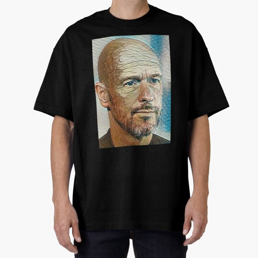 Erik Ten Hag Oversized T-Shirt Embrace FIFA World Cup 2026 Spirit, Built around France, Messi, Vintage Soccer Flavor, Modern Football Stars, National Flags and Final Night Emotion; Perfect for Supporters Who Want Bold Football Energy, Global Pride