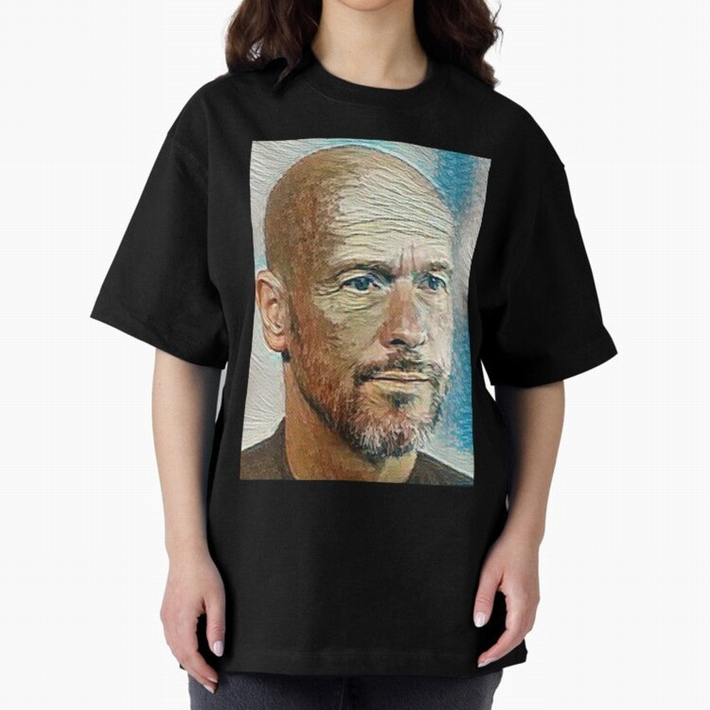 Erik Ten Hag Oversized T-Shirt Embrace FIFA World Cup 2026 Spirit, Built around France, Messi, Vintage Soccer Flavor, Modern Football Stars, National Flags and Final Night Emotion; Perfect for Supporters Who Want Bold Football Energy, Global Pride