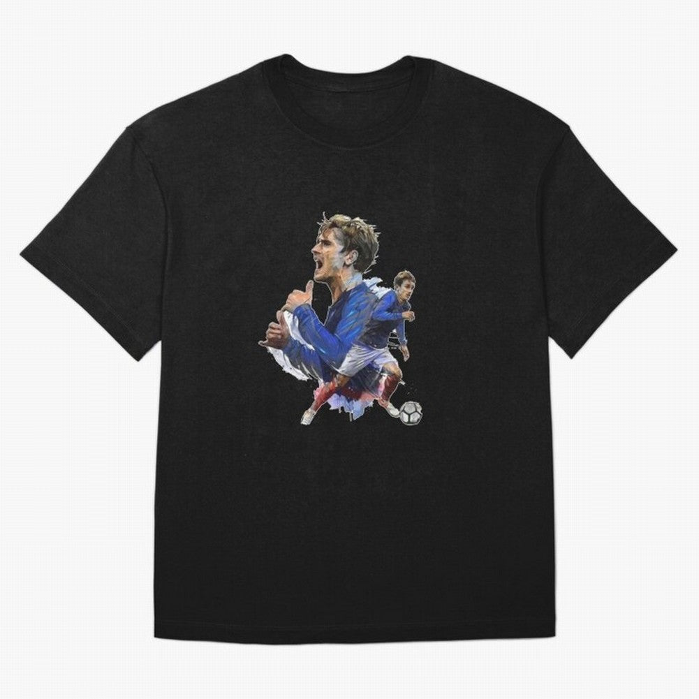Griezmann Oversized T-Shirt Cheer through Every Moment of FIFA World Cup 2026 Spirit, with England, Messi and Cristiano Ronaldo, Champion Mindset, Group Stage Buzz, Knockout Tension and Passionate Fan Culture; Great for Supporters Who Love